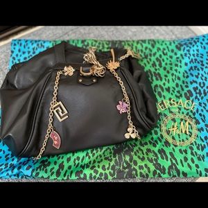 Versace limited edition leather handbag